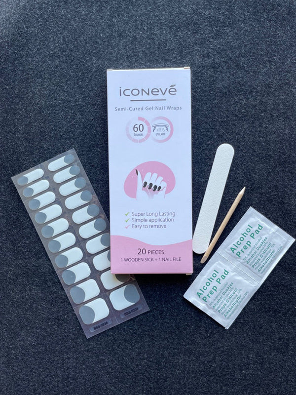 Kit Stickers Uñas x20 Pcs + Lámpara UV - LuxNails®