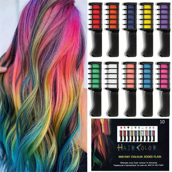 Peines para Teñir Cabello - No Tóxicos y Fáciles de Lavar - x10 Piezas