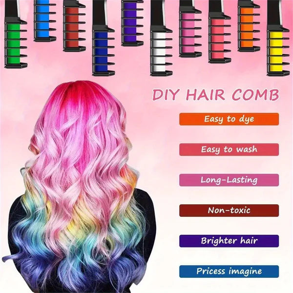Peines para Teñir Cabello - No Tóxicos y Fáciles de Lavar - x10 Piezas