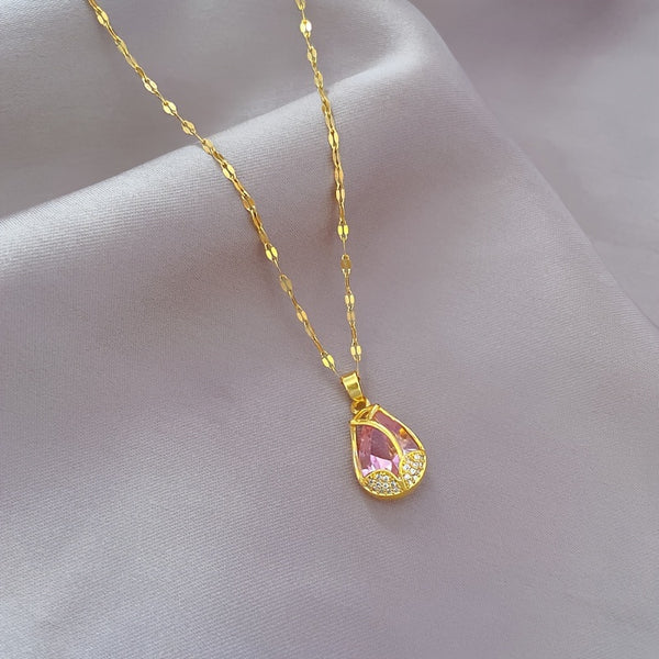 Collar de Circonita Flor Tulipán™