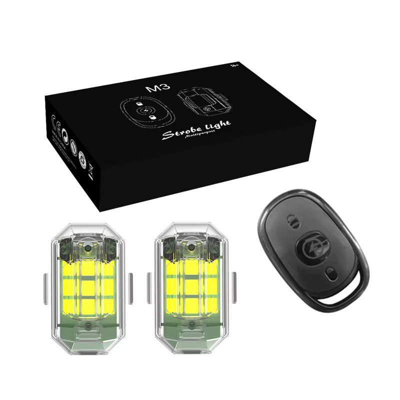Juego de 2 Luces Estroboscópicas LED - Mando a Distancia