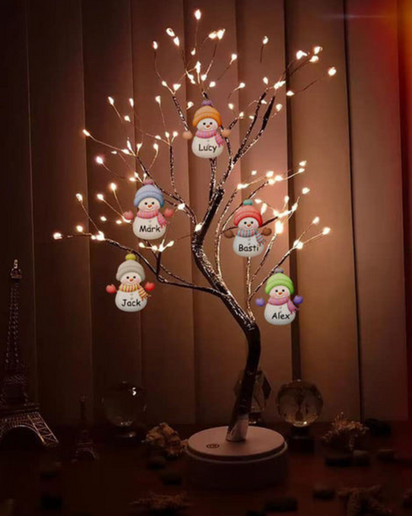 Bonsái Navideño con Muñecos de Nieve™
