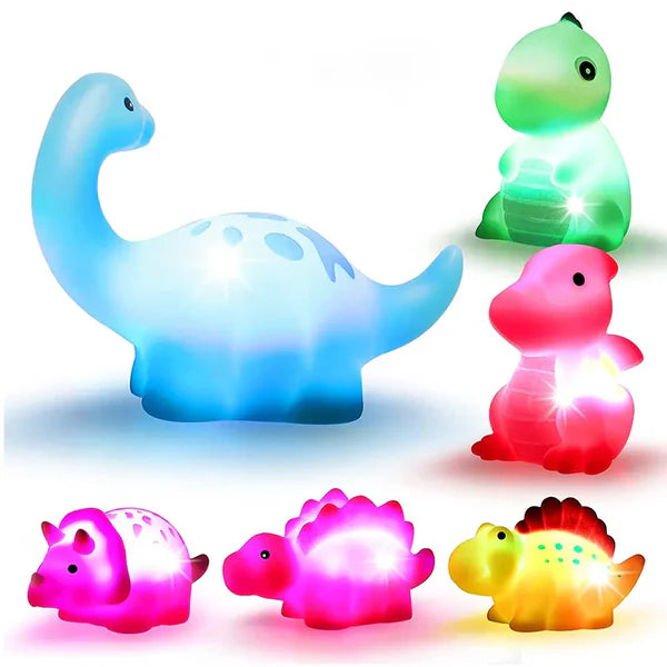 Dinosaurios de Juguete LED para el Baño™ x6 Piezas