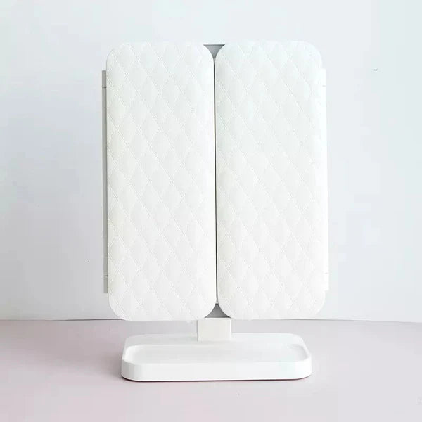 Espejo Maquillaje LED 3 Pliegues - LuxMirror®