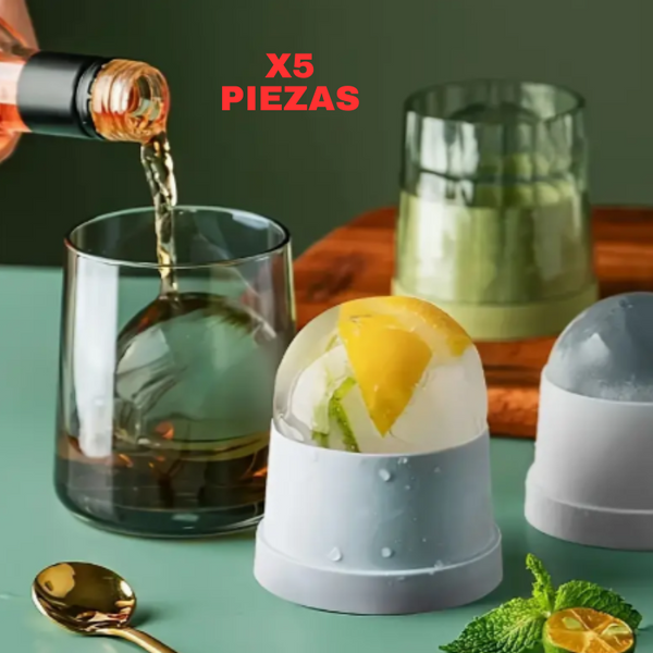 Molde de Silicona para Hacer Hielo Esférico™ x5 Piezas