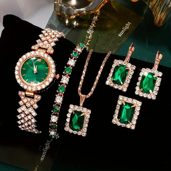 SET DE JOYERIA DE LUJO  X 6 PIEZAS