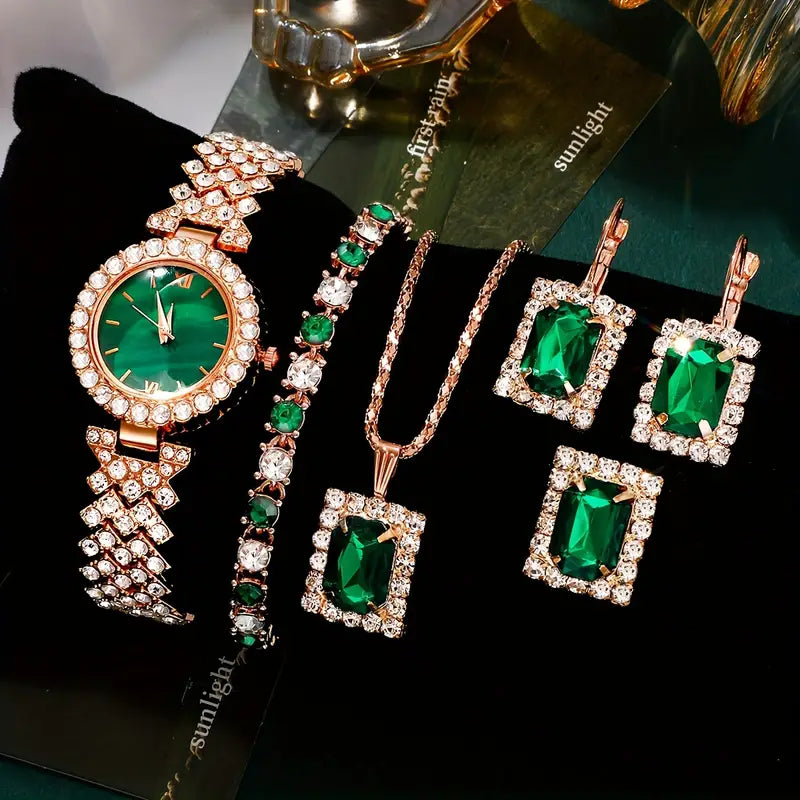 SET DE JOYERIA DE LUJO  X 6 PIEZAS